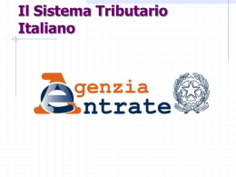 Il Sistema Tributario Italiano