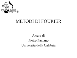 METODI DI FOURIER