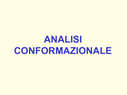 Analisi conformazionale - Dipartimento di Farmacia