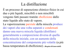 La distillazione