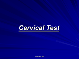 Cervical Test - Misura la Postura