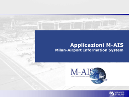M-AIS EASY INFO VIEW nelle pagine relative agli ARRIVI ed alle