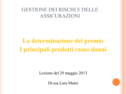Maini 29.05.13 Prodotti ramo danni