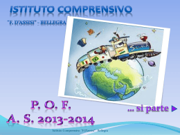 POF 2013/2014 - Istituto Comprensivo Francesco D`Assisi