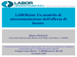 LaborSim - Inps - Laboratorio R. Revelli
