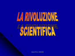La rivoluzione scientifica Classe 4B