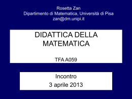 3aprile13 - Dipartimento di Matematica
