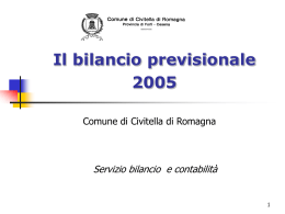 Bilancio 2005