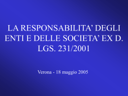 Presentazione 231 - Confindustria Verona