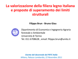XI GIORNATA DEL BOSCO Nobilt&agrave;, Ricchezza e Vita per il bosco