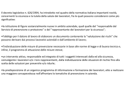 il rappresentante dei lavoratori per la sicurezza