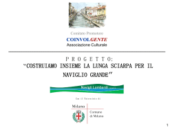 P R O G  E T T O: &ldquo;COSTRUIAMO INSIEME LA