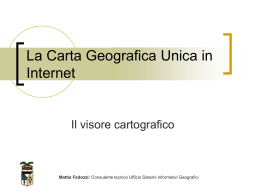 Mattia Fedozzi - CGU - Carta Geografica Unica della Provincia di