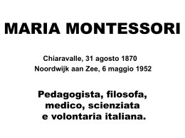 MARIA MONTESSORI - Cardanoscuole.it