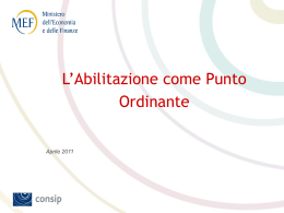 L`Abilitazione di un Punto Ordinante 2