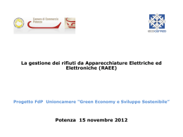 Slide Ecocerved su RAEE