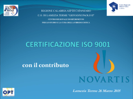 CERTIFICAZIONE ISO 9001-26.03