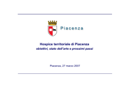 il documento sull`Hospice