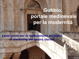 Il marketing territoriale:il caso di Gubbio