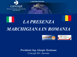 Slide - Servizi di consulenza aziendale e Internazionalizzazione