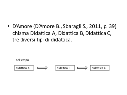 Tecnologie per presentare, approccio unidirezionale