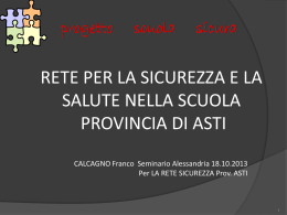 Seminario Alessandria 18 ottobre 2013 &ndash; intervento del prof. Calcagno