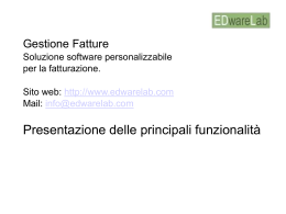 Inserimento dettagli fattura