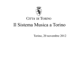 Il Sistema Musica a Torino - I Mediatori della Cultura