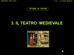 3-Il teatro medievale