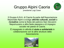 Gruppo Alpini Caoria
