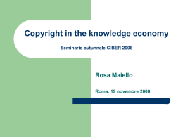 &ldquo;Copyright in the knowledge economy&rdquo;: le risposte dell`AIB