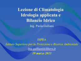 (P. Galliani)() - Associazione Idrotecnica Italiana