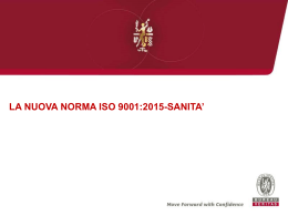 La nuova Norma ISO 9001:2015