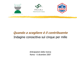 Dentro il cinque per mille