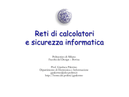 Le reti POLIMI - Dipartimento di Elettronica ed informazione