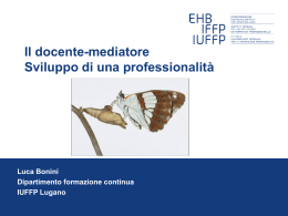 Sviluppo di una professionalit&agrave;