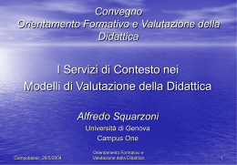 Intervento Prof. Squarzoni