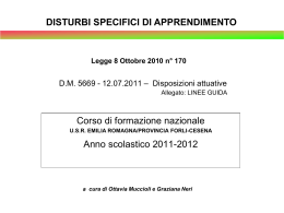 programma - Ufficio Scolastico Provinciale di Forlì