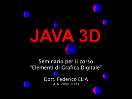 Seminario Java 3D