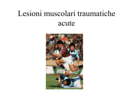 Lesioni muscolari traumatiche acute
