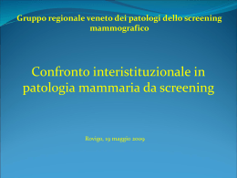 M. Lo Mele - Registro Tumori del Veneto