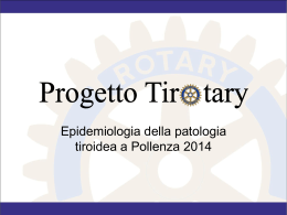 Progetto tiroide Pollenza 2014 - Istituto Comprensivo Vincenzo Monti