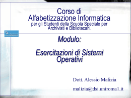 EserciziSistemiOperativi