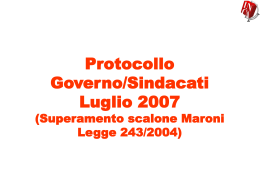 anzianita accordo 2007 1