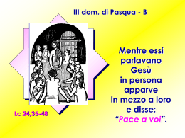 III dom. di Pasqua - Parrocchia San Francesco di Assisi Cerignola