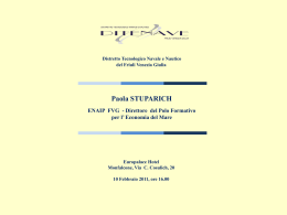 Paola Stuparich - Polo Formativo dell`Economia del Mare