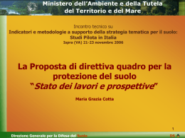 Ministero dell`Ambiente e della Tutela del Territorio e del Mare