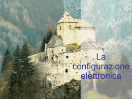 La configurazione elettronica