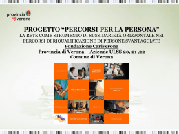 progetto - Provincia di Verona