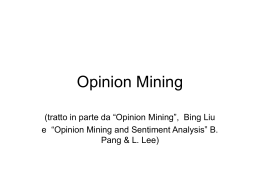 Opinion Mining